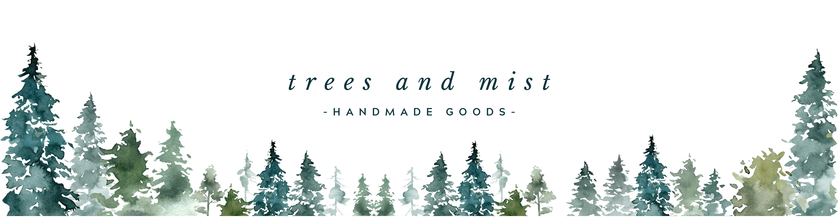 Trees and Mist banner